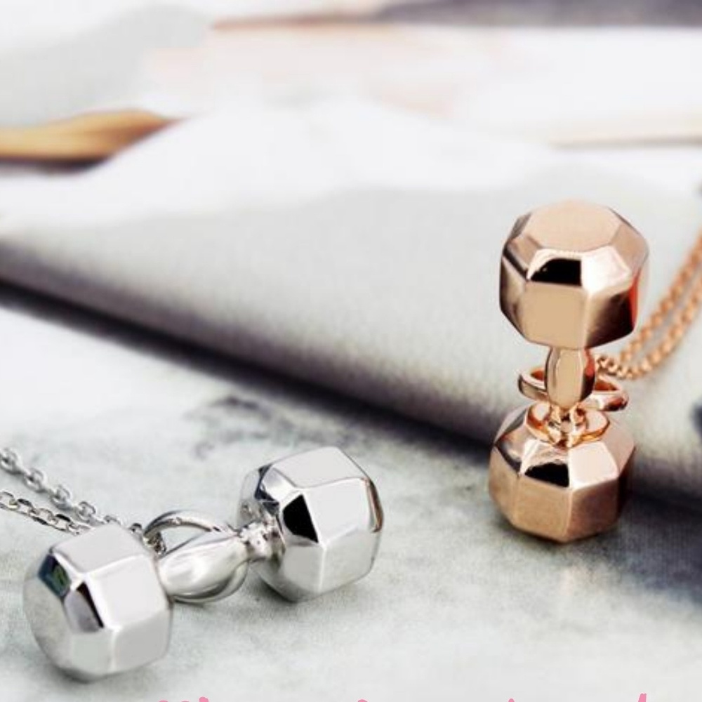 Dumbbell Chain Necklaces
